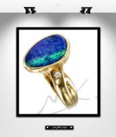 MK0011: Bague or et opale