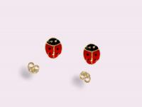 Ref-1600  Coccinelle plaqu or