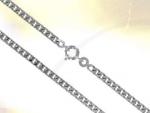 Ref-1567  Silver curb link chain