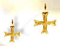 Ref-1961  Croix  des Templiers en or