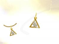 Ref-2624  Gold triangle and silver acacia